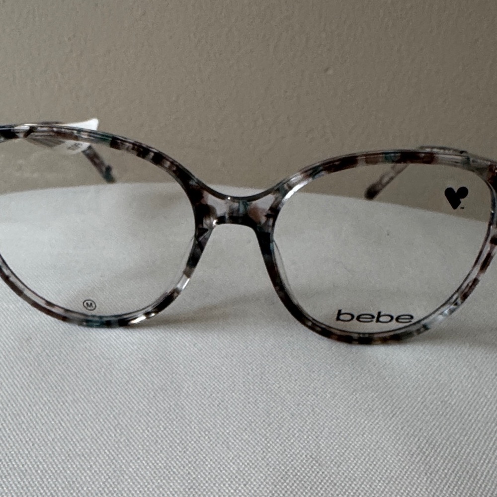 NEW Bebe Women's Elegant Patterned Glasses - Blue/Brown Floral BB5215 - Picture 12 of 12